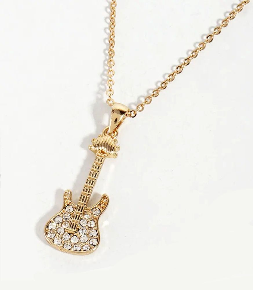 Guitar Pendant, Color: GOLD