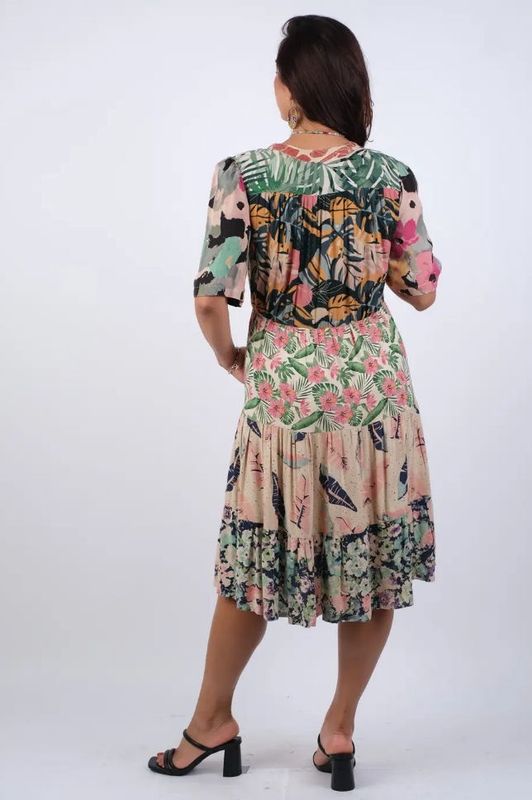 Symphony of Color Midi Dress