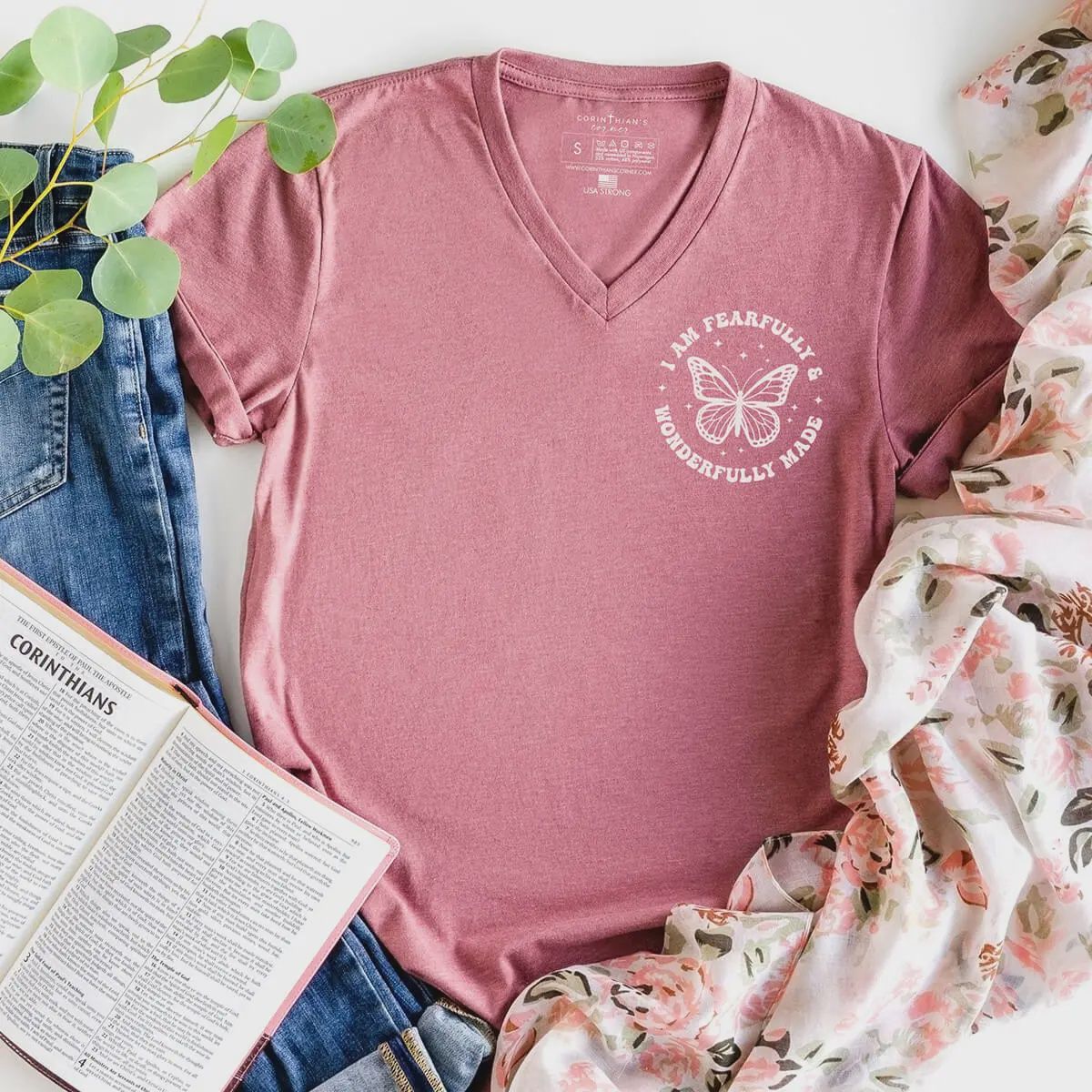Wonderfully Made Tee, Size: SMALL
