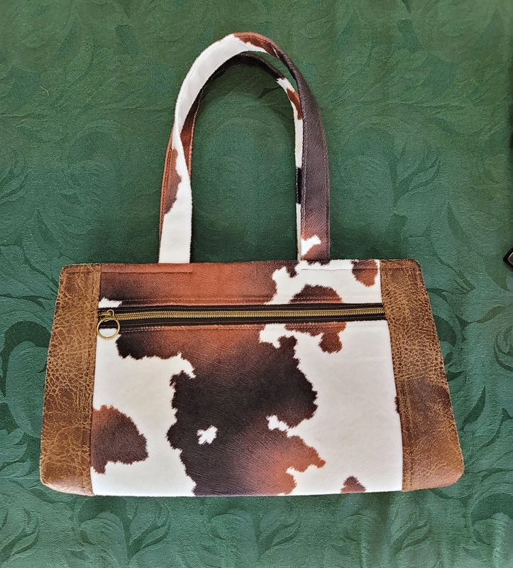 Cow Print Handbag