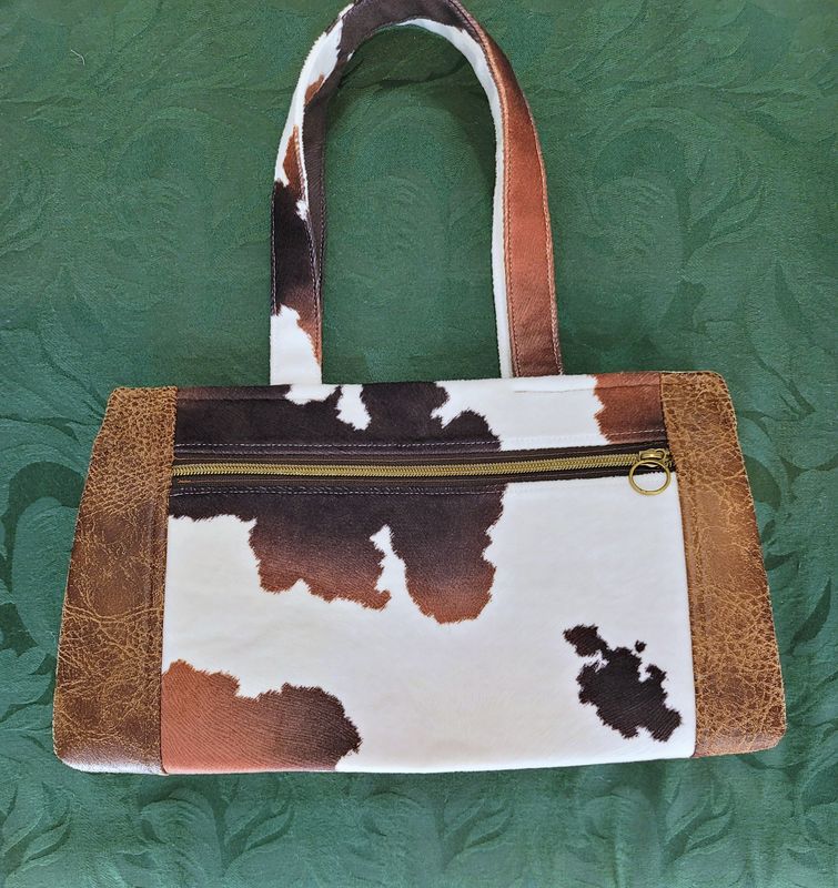Cow Print Handbag