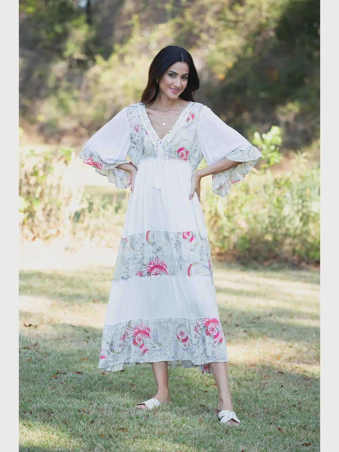 Elegant &amp; Serene Maxi Dress, Size: SMALL/MEDIUM