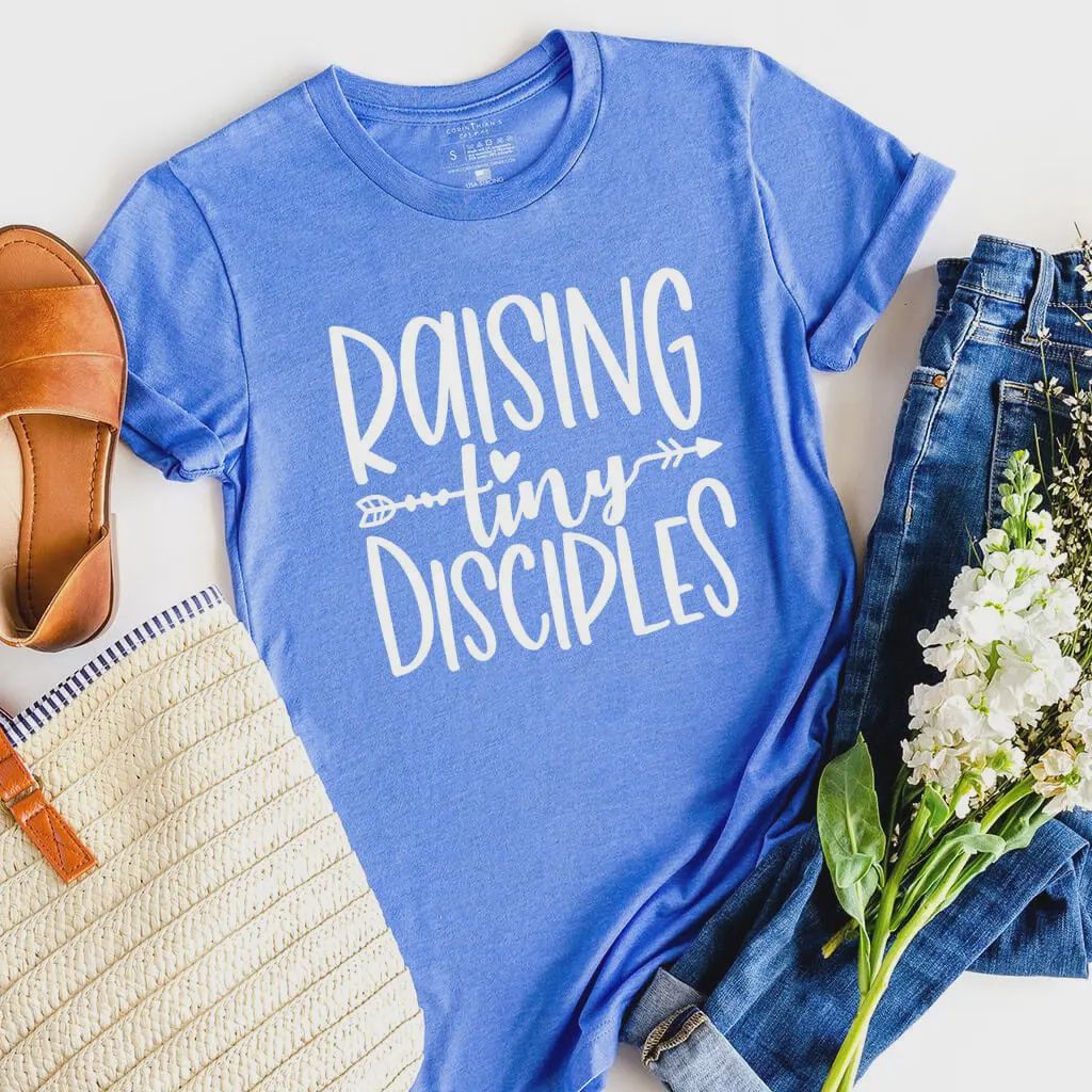 Raising Tiny Disciples Tee, Size: LARGE