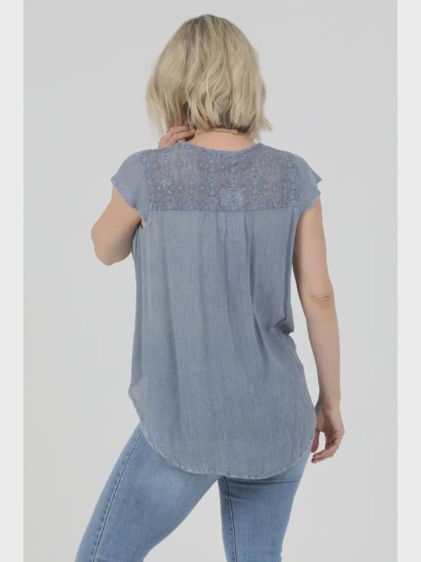 Embroidered Lacy Top