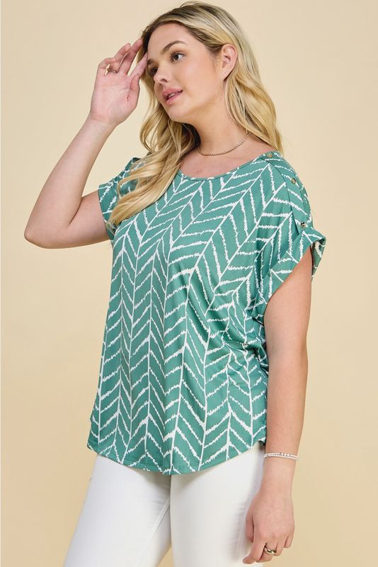 CURVY Arrow Top