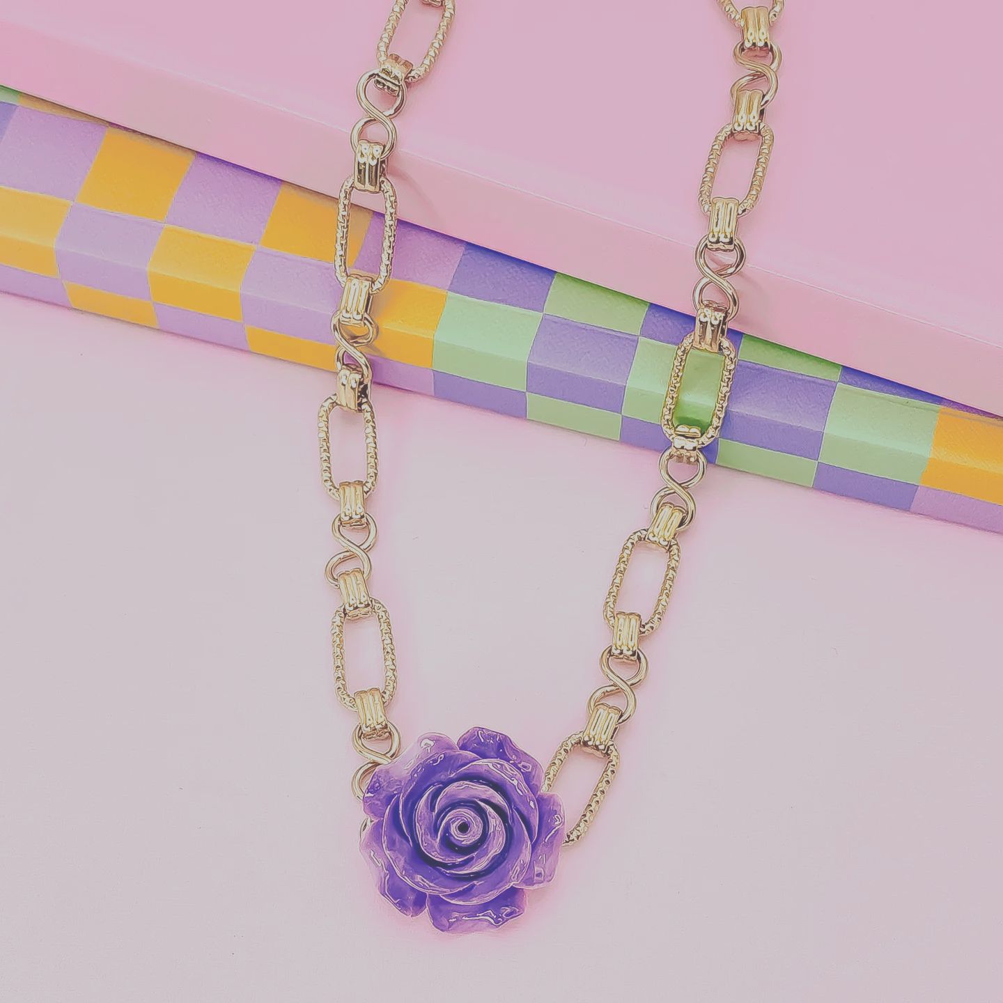 Violet Bloom Necklace