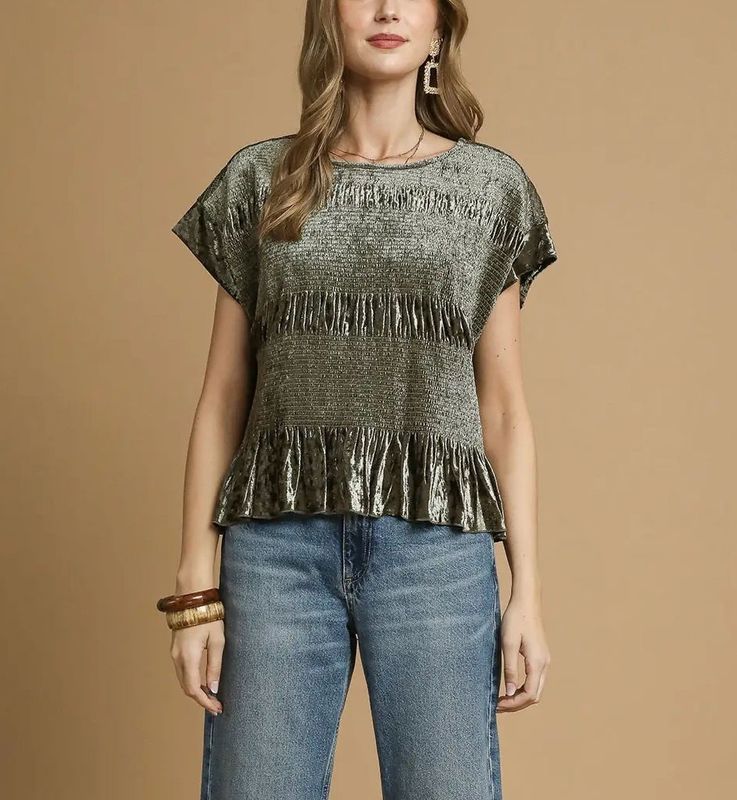 Captivating Velvet Top