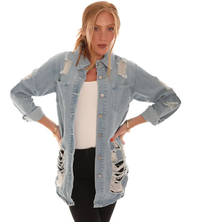 Sooo Distressed Shirt, Size: MEDIUM