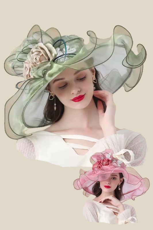 Derby Hats - with Roses