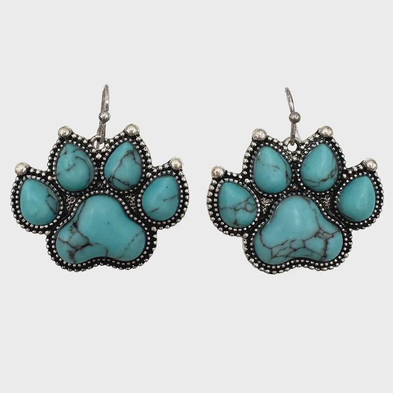 Dog Paw Earrings