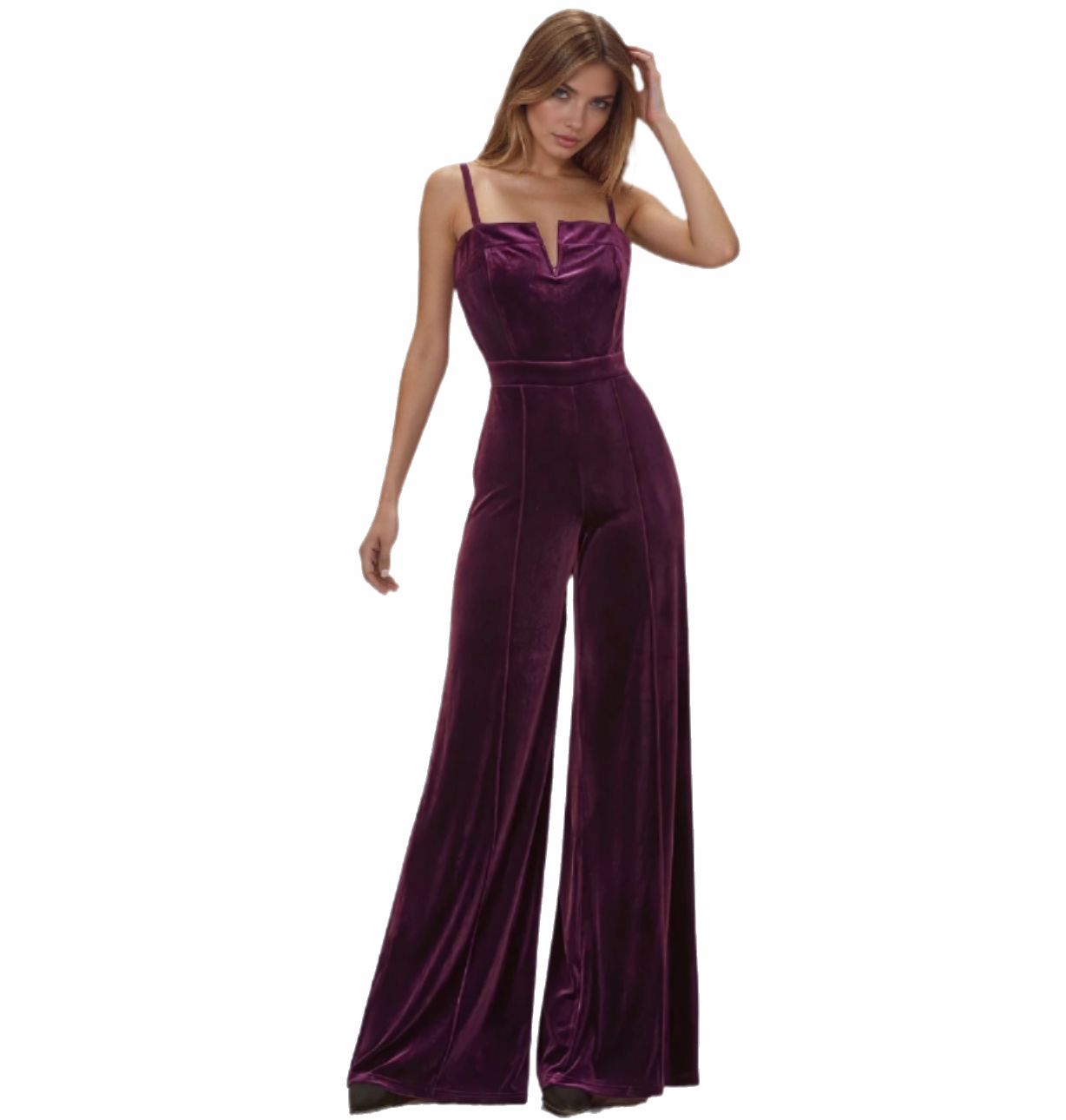 Velvet Jumpsuit, Size: SMALL