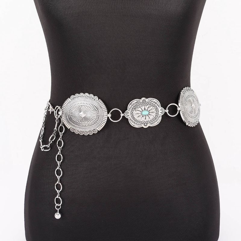 Engraved Medallion Belt