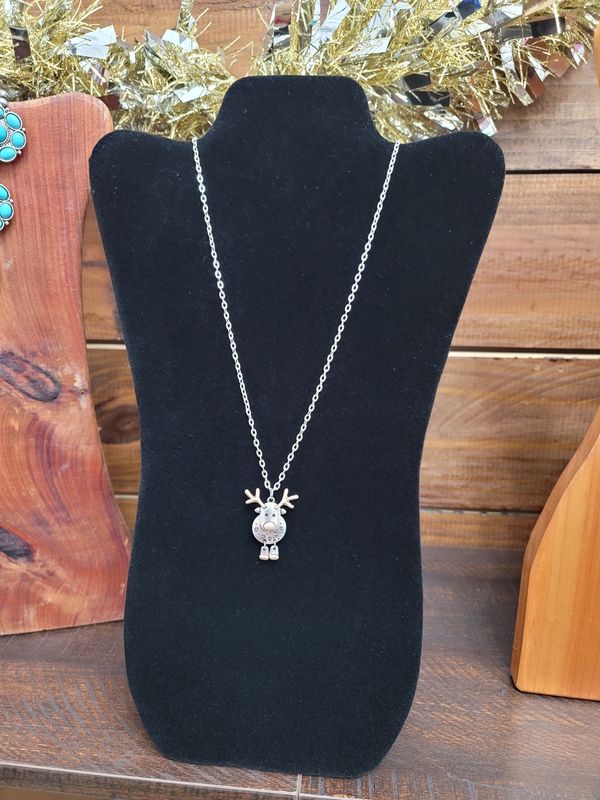Christmas Rudolph Necklace