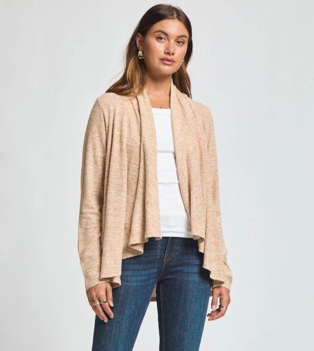 CURVY 2-in-1 Cardigan Sweater, Size: 1XL