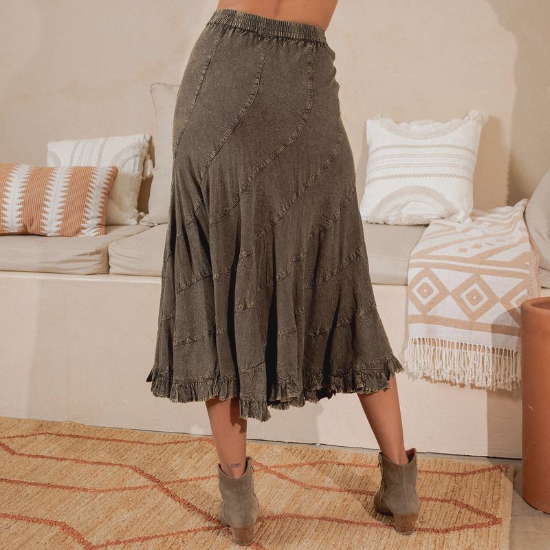 Swirl Midi Skirt