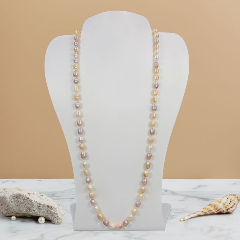 Iridescent Pearl Necklace