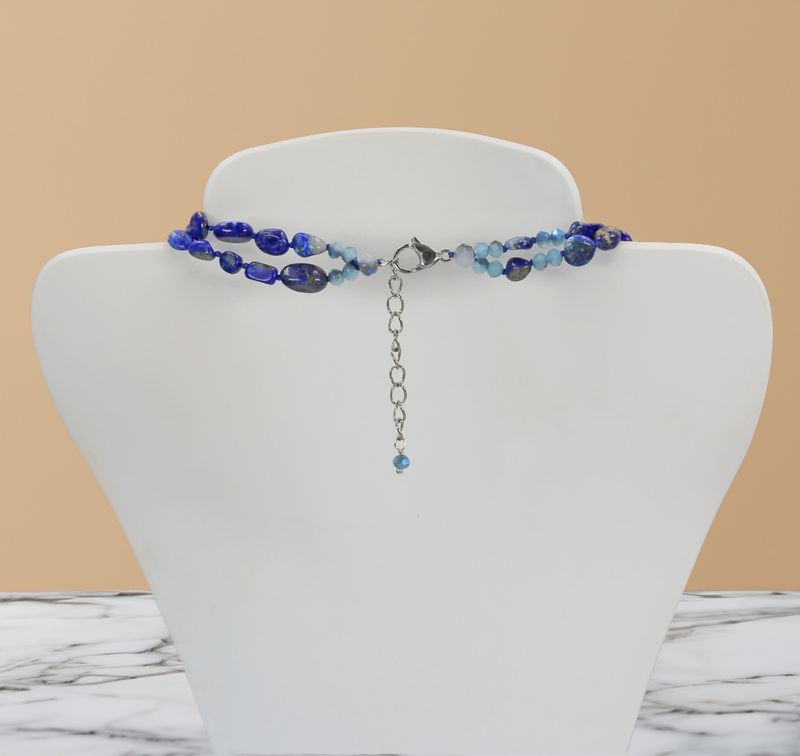 Lapis Lazuli Rose Pendant
