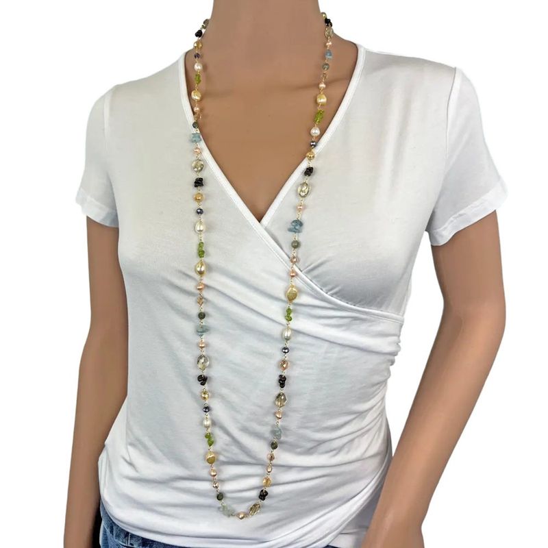 Multi-gem  Necklace