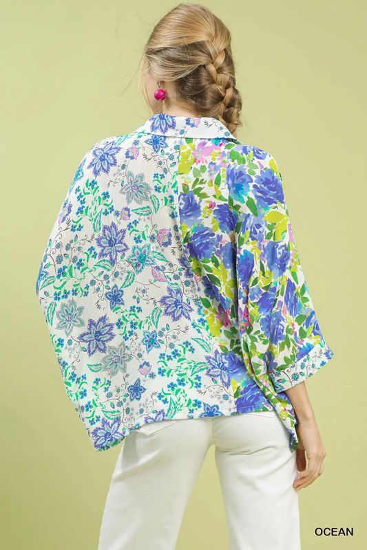 Floral Mix It Up Blouse