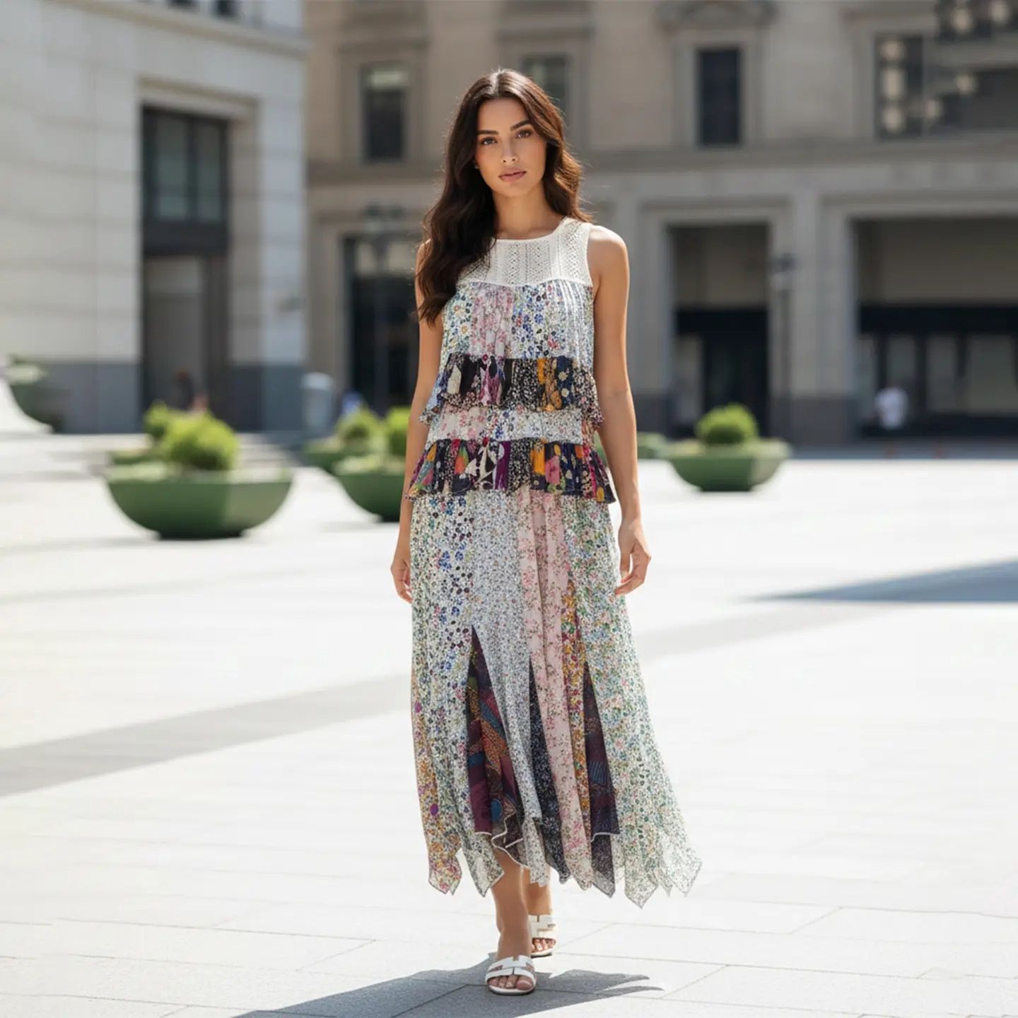 Tiered Handkerchief Set, Size: SMALL