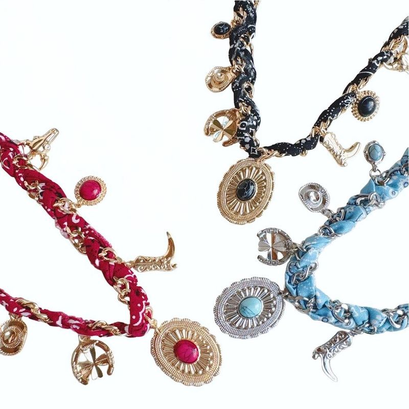 Western Charm Scarf Necklace