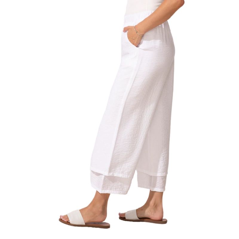 Double Layer Cropped Pants