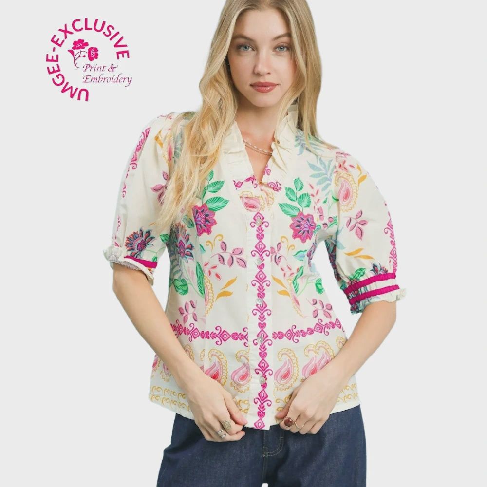 Sweet Magnolia Blouse, Size: SMALL