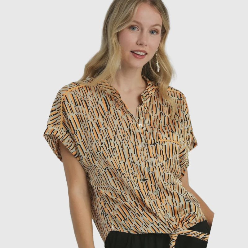 Golden Hour Satin Blouse