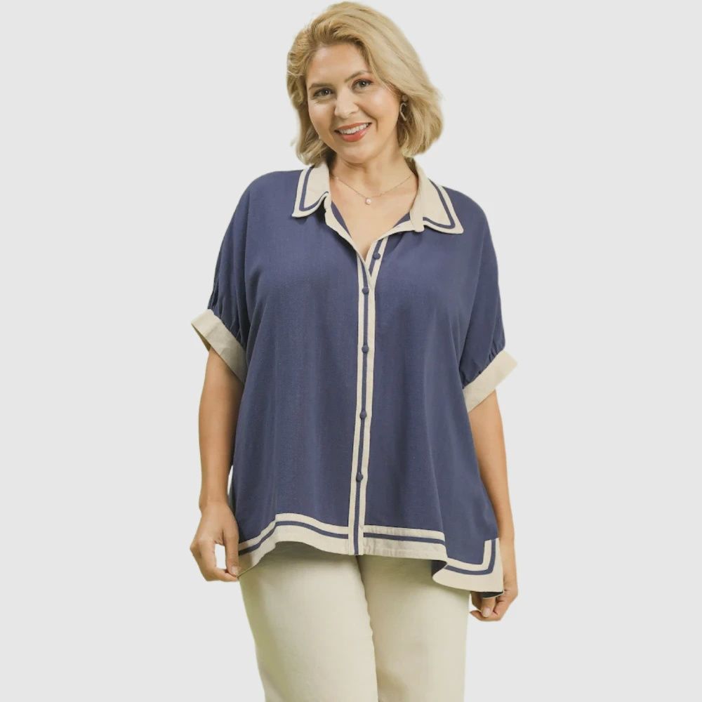 Coastal Classic Blouse, Size: XL