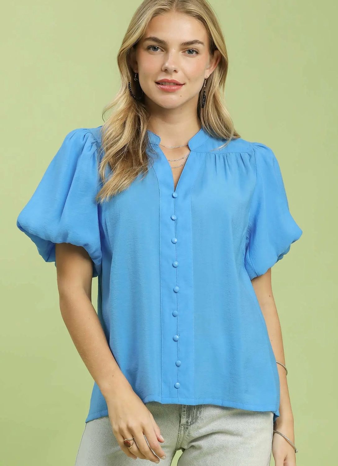 Blue Skies Blouse, Size: SMALL