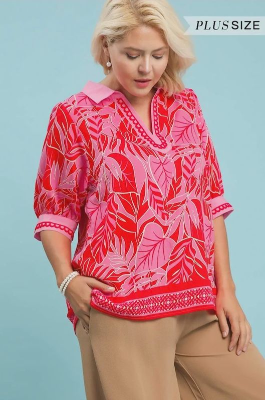 CURVY Sunset in Paradise Top