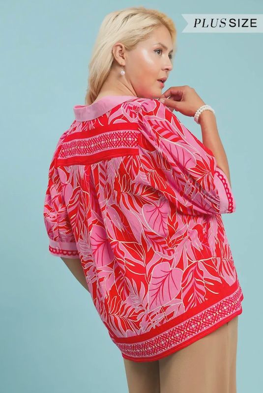 CURVY Sunset in Paradise Top