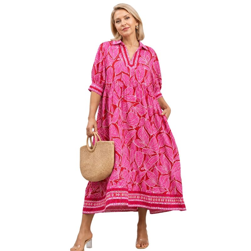 CURVY Sunset In Paradise Midi Dress