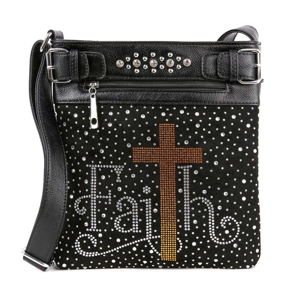Rhinestone Faith Handbag