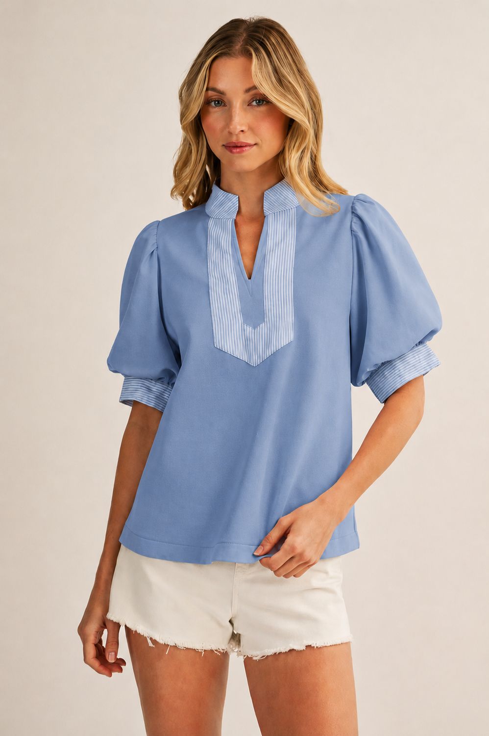 Sweet Carolina Puff Sleeve Top, Size: SMALL