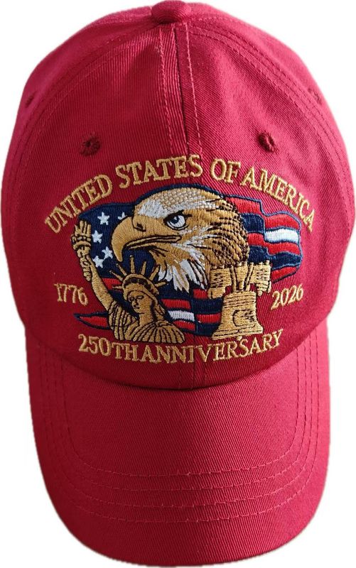 Red USA 250th Cap