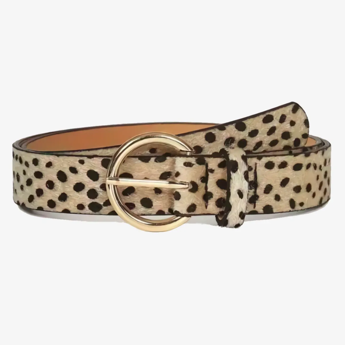 Wild Side Spotted Statement Belt, Length: WAIST 29-38