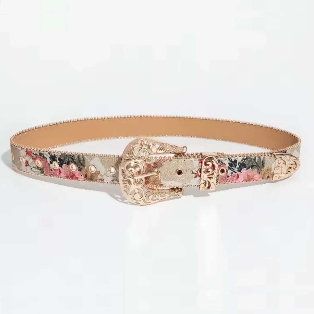 Floral Western Belt