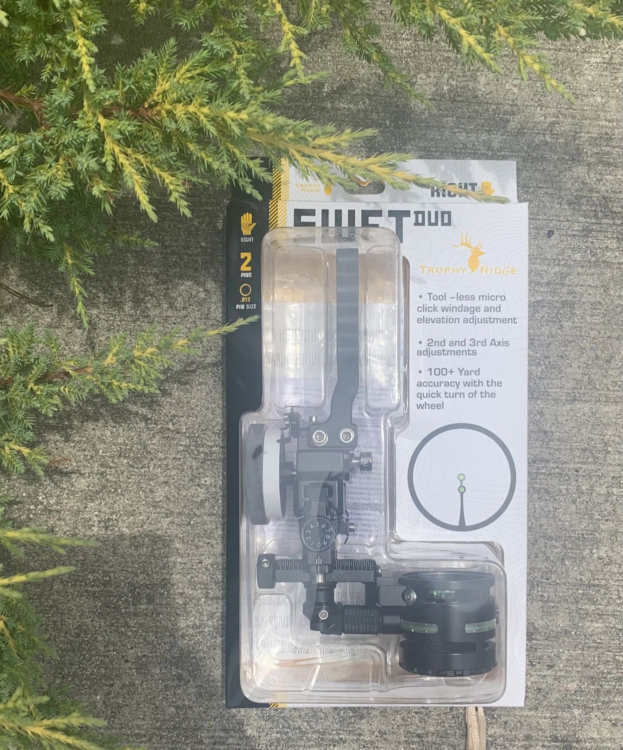 TR SWFT DUO SIGHT 2 PIN RH BLACK