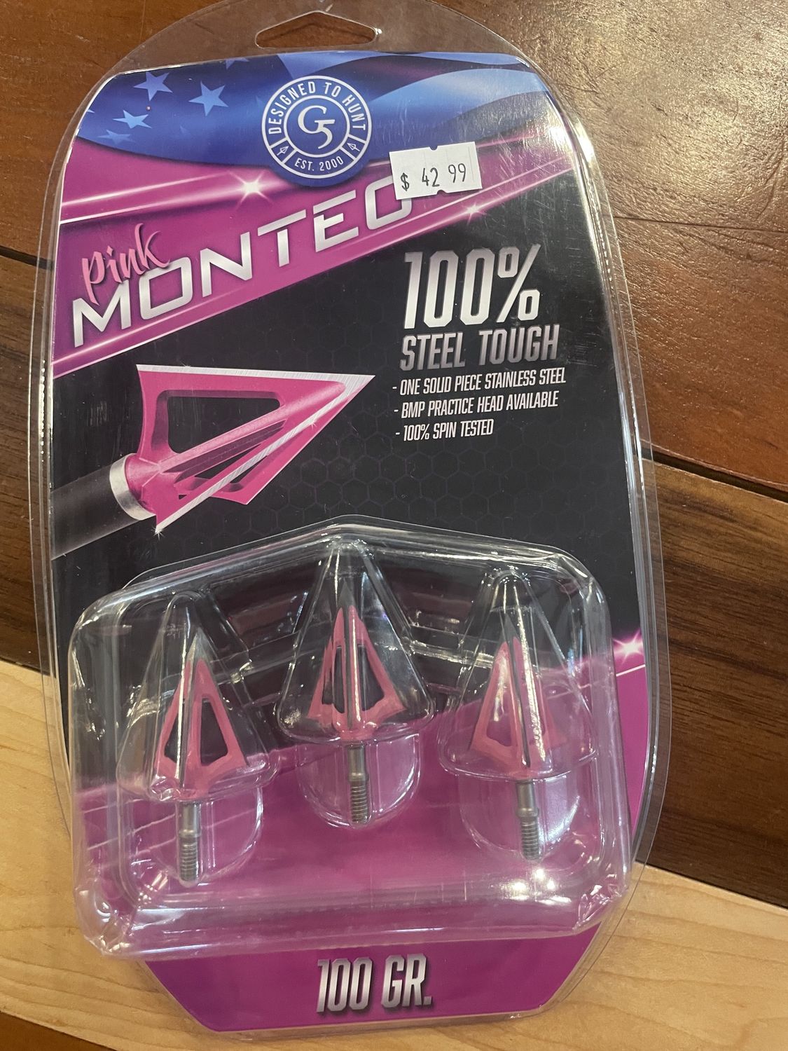 Pink Montec Broadhead