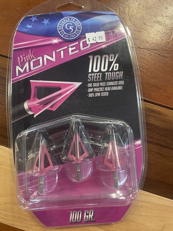 Pink Montec Broadhead