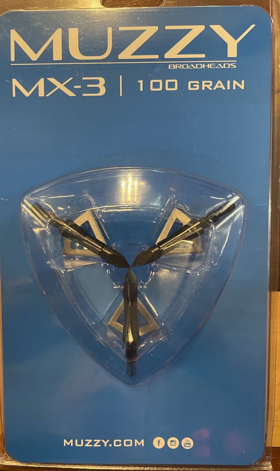 MUZZY MX-3 100 GRAIN BROADHEAD