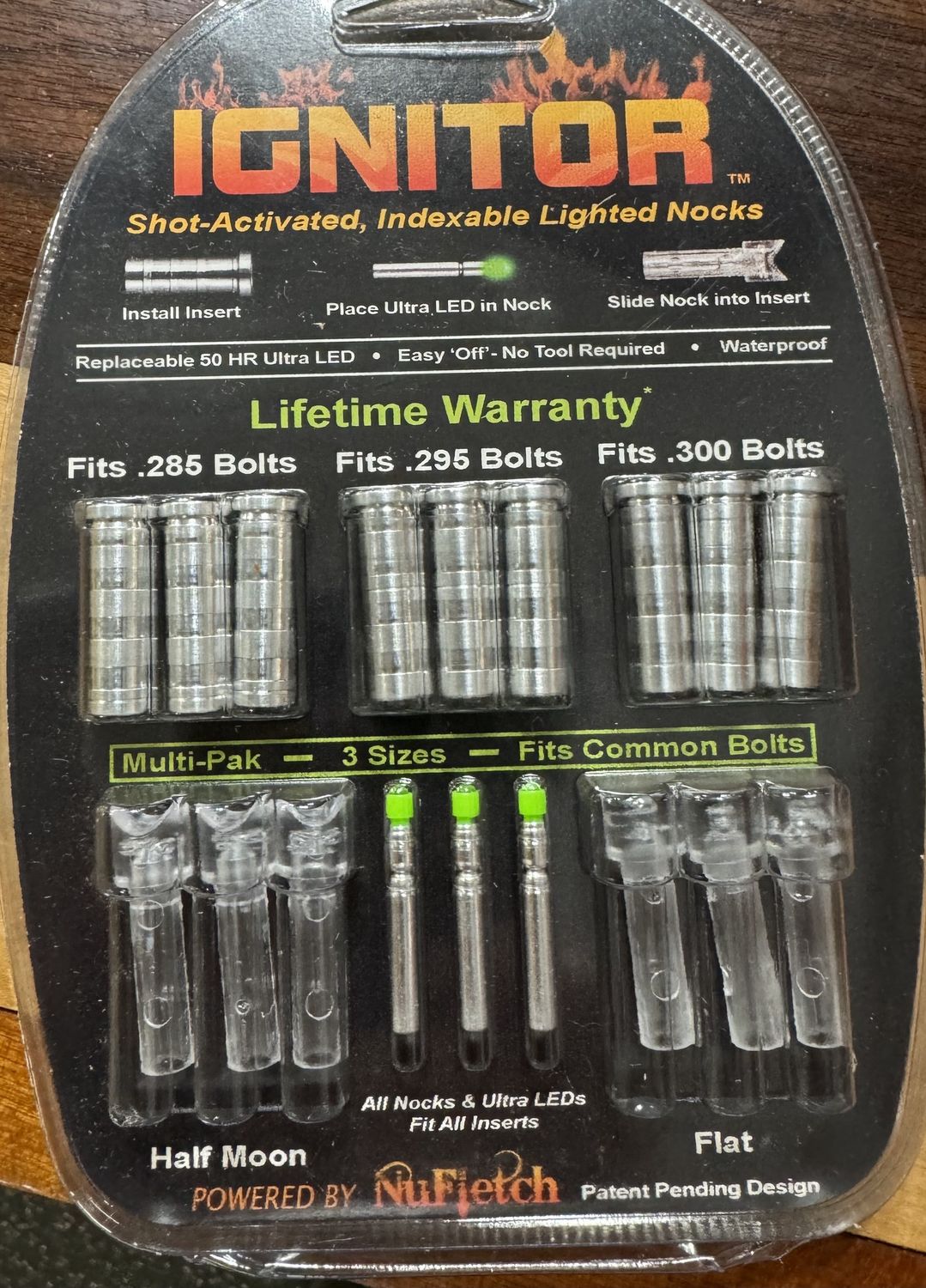 ignitor universal crossbow nocks