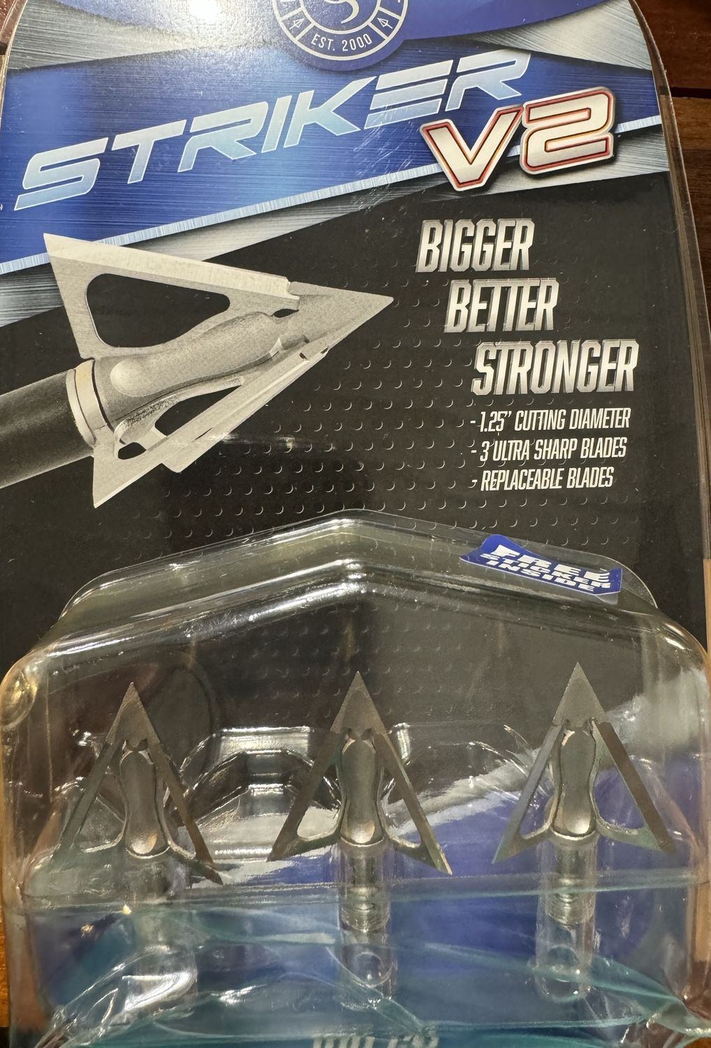 STRIKER BROADHEADS V2 100GR