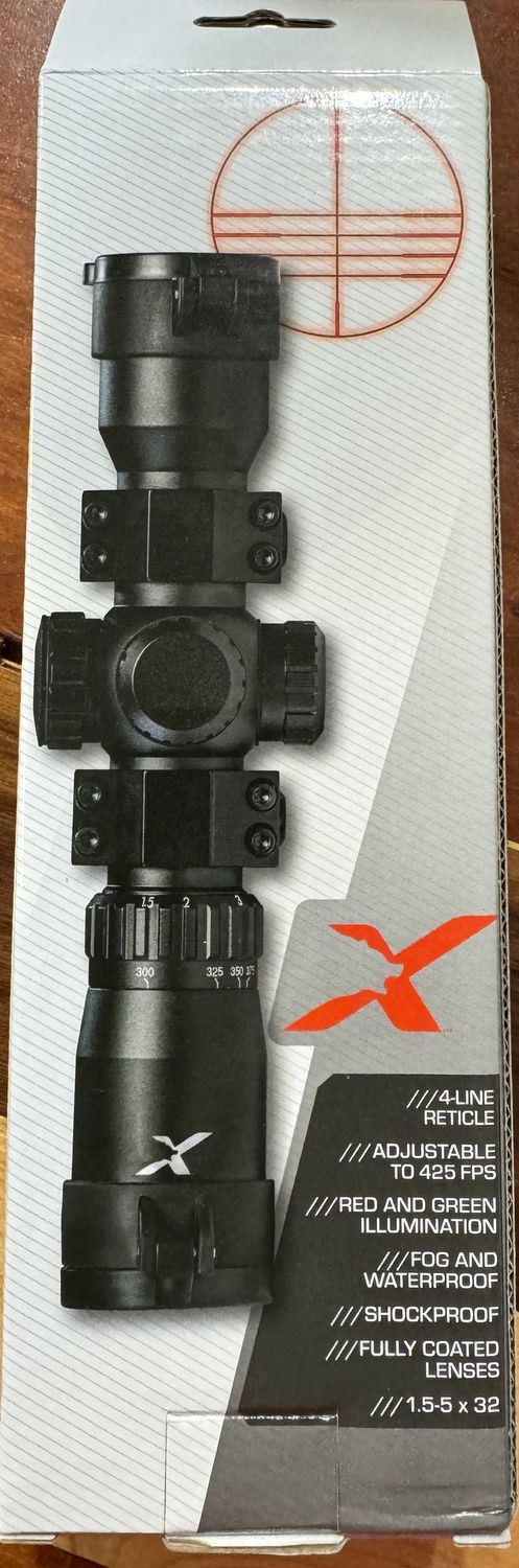 Bearx variable speed crossbow scope