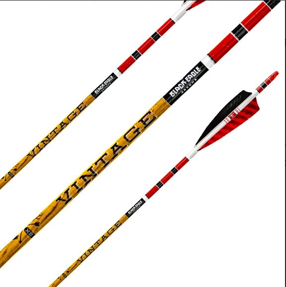 BLACK EAGLE fletched VINTAGE 400 RED
