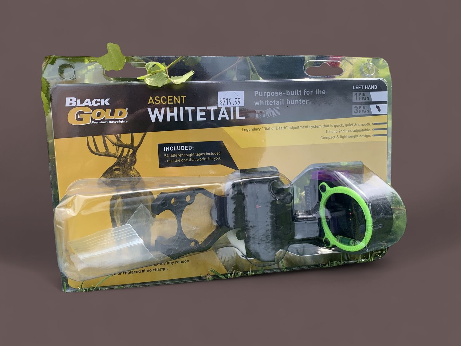 3 PIN ASCENT WHITETAIL SIGHT LH