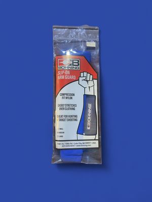Slip-on armguard large blue