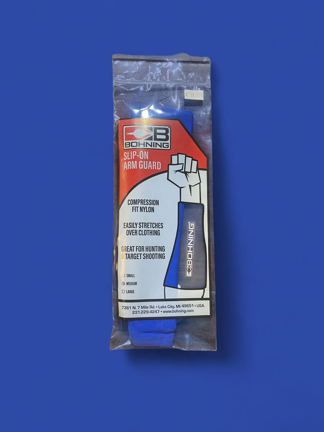 Slip-On Arm guard Blue small