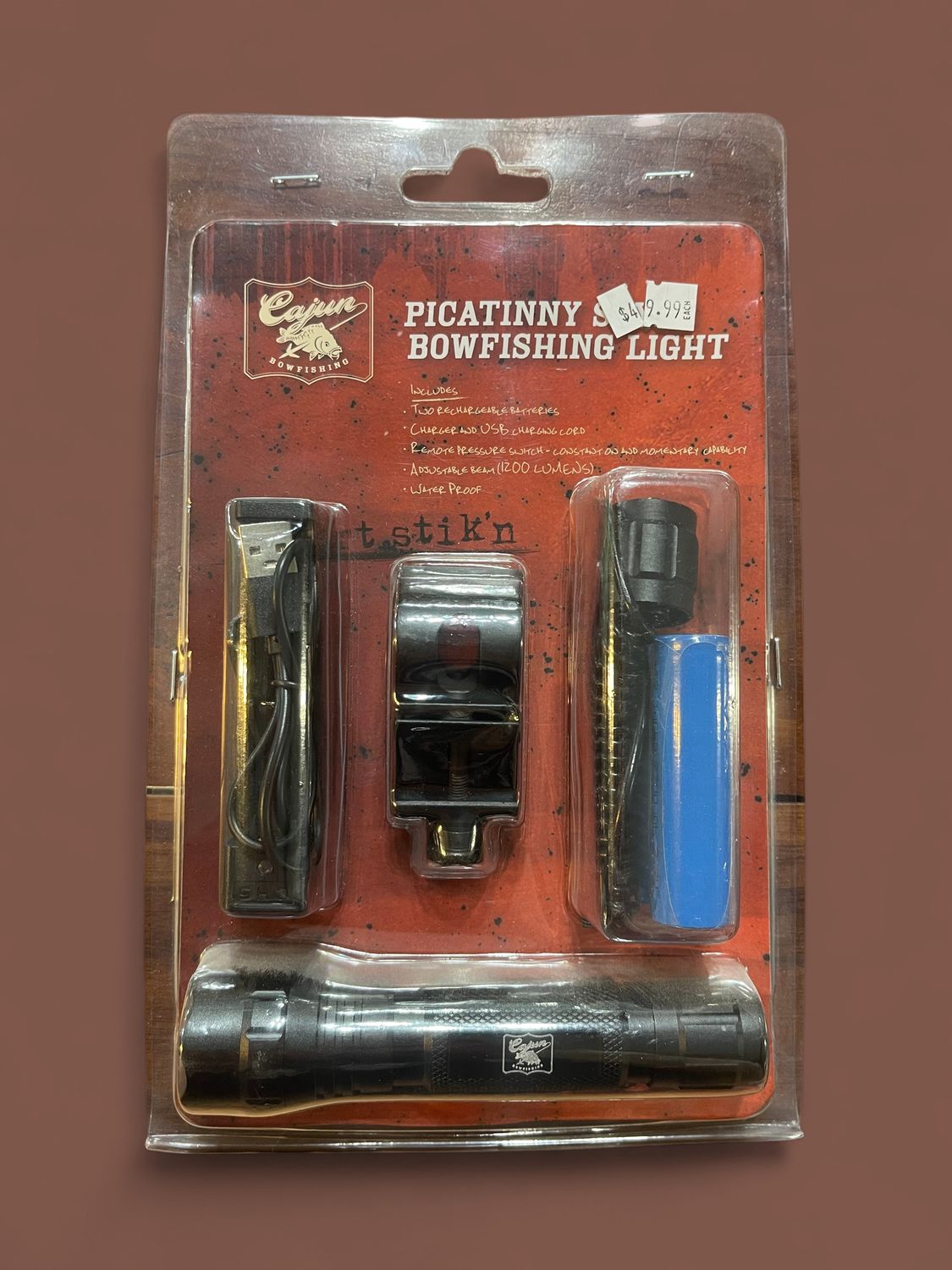 Cajun Picatinny Style Bowfishing light